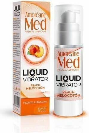 Actual product image Amoreane Liquid vibrator peach flavour 30ml (30 ml)