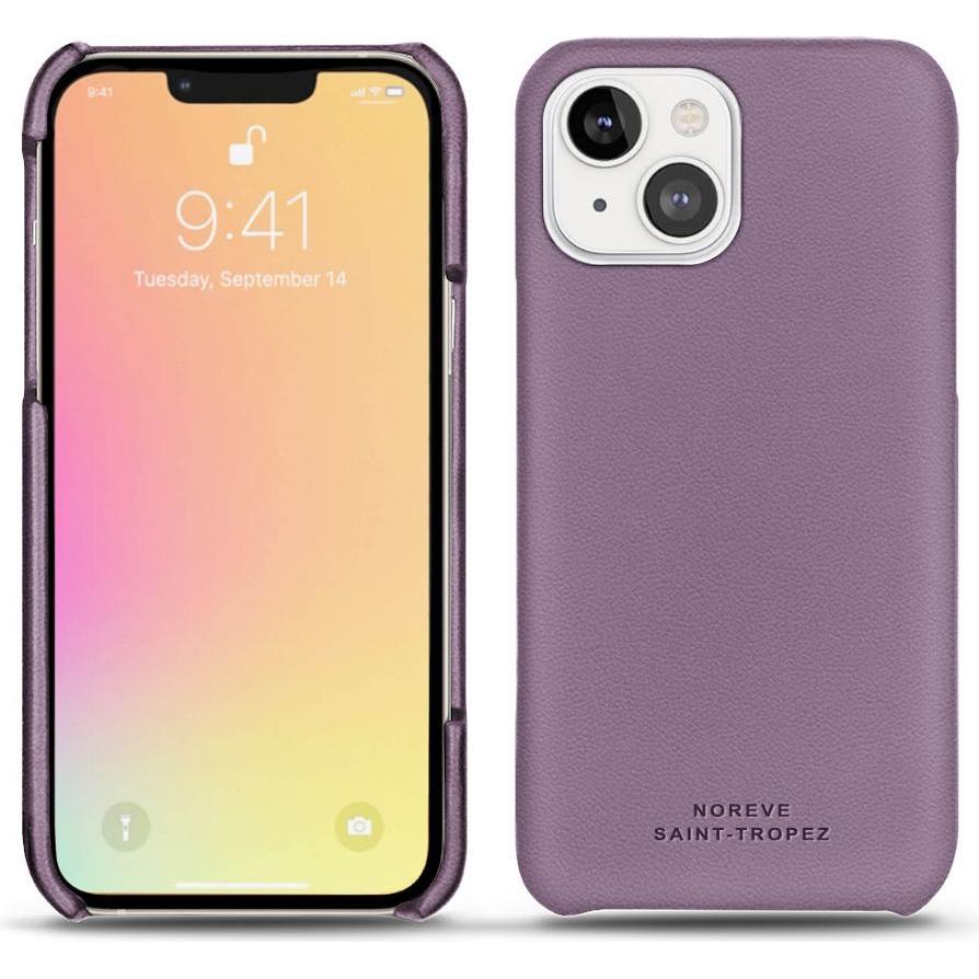 Thumbnail - Noreve Lederschutzhülle (Apple iPhone 13 mini), Smartphone Hülle, Violett