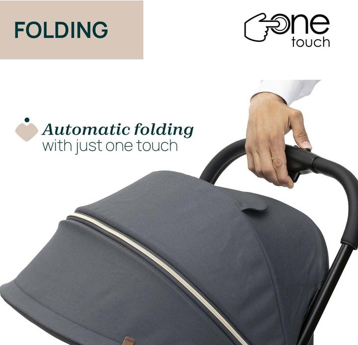 Actual product image Chicco 4-Wheel Stroller Goody Xplus Dark