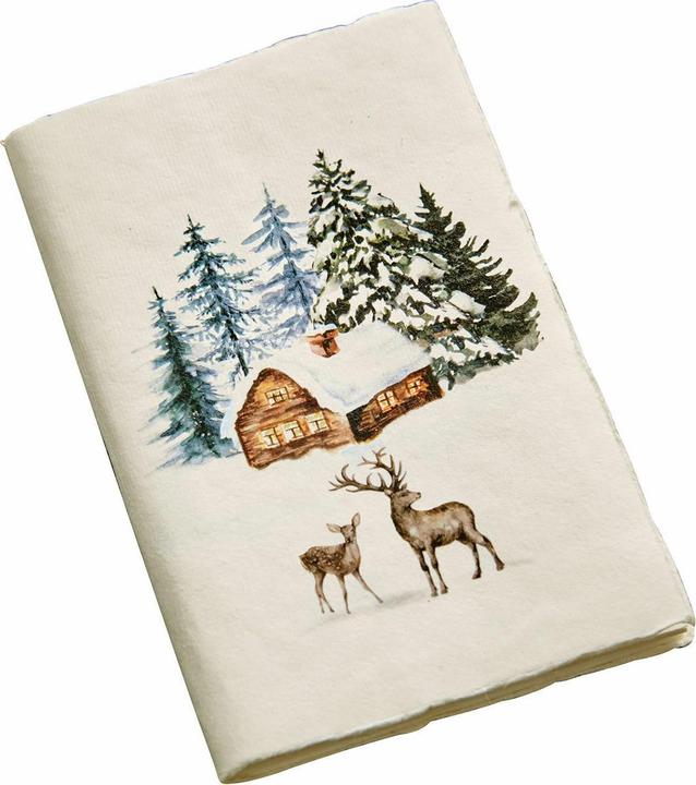 Produktbild Loberon Notizbuch Lorandis weiss/bunt (Blanko)