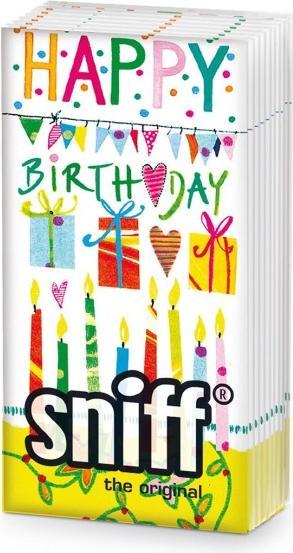 Actual product image Sniff Taschentücher - Happy Birthday