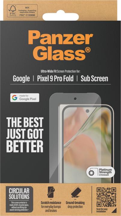 Produktbild PanzerGlass Ultra-Wide Fit (1 Stk., Google Pixel 9, Google Pixel 9 Pro, Google Pixel 9 Pro Fold)