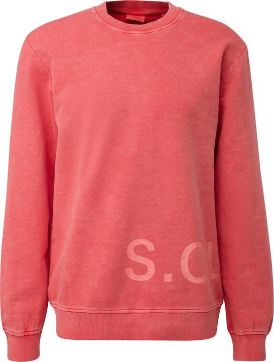 Image du produit s.Oliver Sweatshirt Baumwoll-Sweatshirt mit Logo-Print (L)