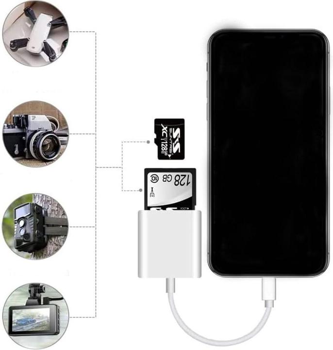 Produktbild Deltalabs Lightning Kartenlesegerät (Lightning)