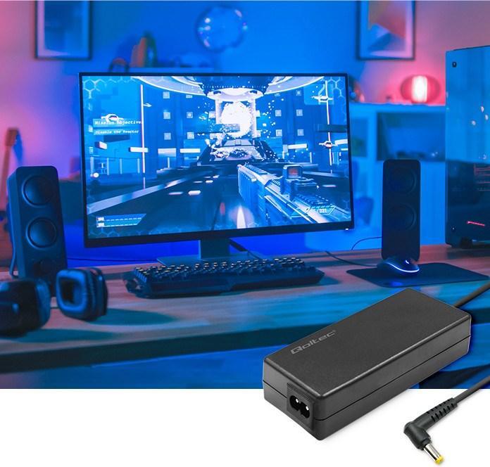 Image du produit Qoltec Adaptateur secteur pour Acer 40W | 19v | 2.1a | 5,5*1,7| + câble d'alimentation (40 W)