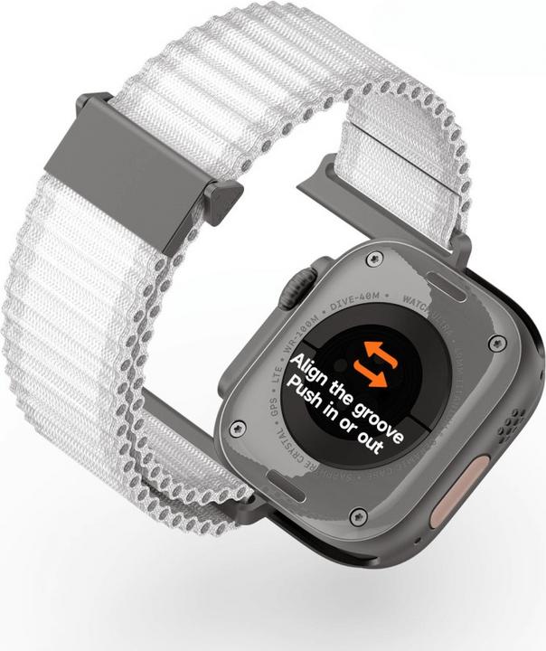 Actual product image Dux Ducis Apple Watch 44/45/46/49mm - nylon fabric replacement strap (44 mm, 45 mm, 42 mm, 49 mm, Nylon, Apple Watch SE, Apple Watch Series 6, Apple Watch Series 5, Apple Watch Series 8, Apple Watch Series 3, Apple Watch Series 4, Apple Watch Series 9, Apple Watch Ultra 2, Apple Watch SE (2022/2023), Apple Watch Series 10, Apple Watch Series 7, Apple Watch Ultra)