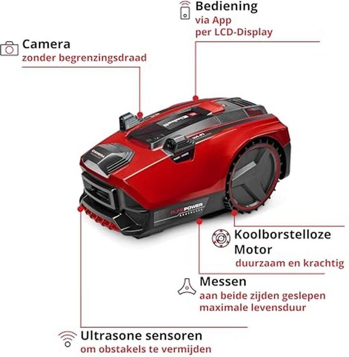 Actual product image Einhell Mähroboter FREELEXO CAM PLUS 600 (600 m², Boundary wire)