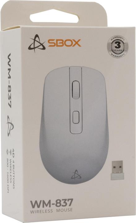 Image du produit Sbox WM-837 Blanc (Sans fil)