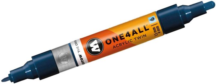 Produktbild Molotow Marqueur pour Maquettes - One4All Twin - Acrylique Bleu Pétrole - 1,5/4mm - -027 - 15 cm (Blau, 4 mm, 1 x)