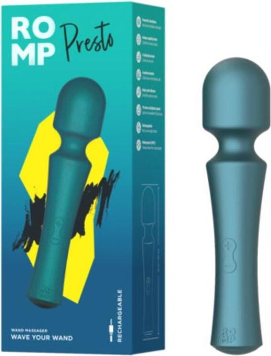 Actual product image Romp Presto Wiederaufladbarer Silikon Stabvibrator