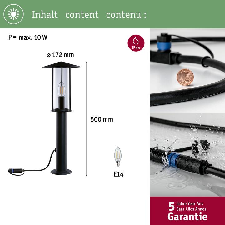 Produktbild Paulmann Outdoor Plug & Shine Classic (160 lm, E14, IP44)