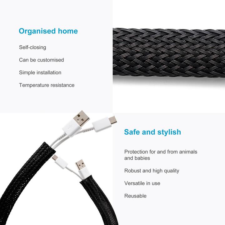 Immagine prodotto Intirilife Kabelschlauch Kanal (Tubo cavi, 300 cm)