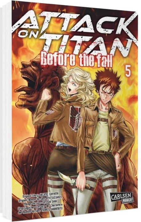 Produktbild Attack on Titan - Before the Fall, Band 5 (Deutsch, Hajime Isayama, 2016)