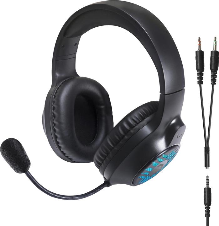 Actual product image Speedlink TYRON RGB Gaming Stereo Headset - for PC/PS5/PS4/Xbox Series X/S/Switch/OLED/Lite, black (Cable)