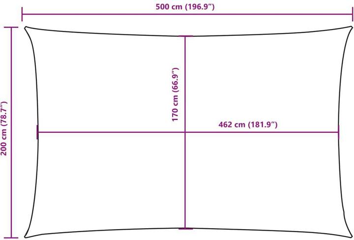 Actual product image vidaXL Nezhatok (2 x 5 m)