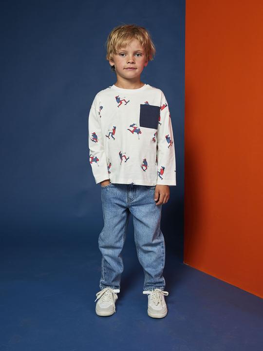 Actual product image Vertbaudet Gerade Jungen Jeans mit Acid-Waschung (122)