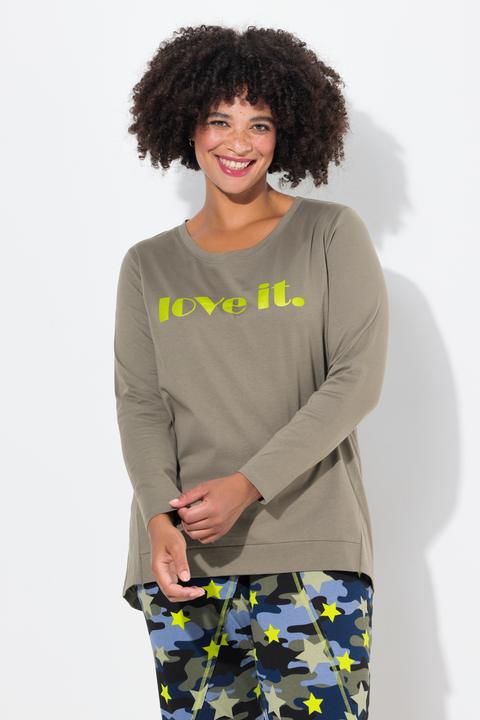 Produktbild Angel of Style T-Shirt, oversized, LOVE IT, Langarm (54)