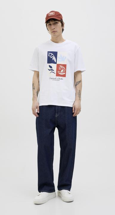 Produktbild Jack & Jones Gedruckt Rundhalsausschnitt T-shirt T-shirt (L)