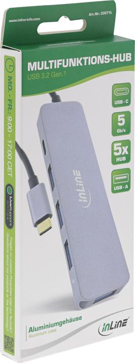 Actual product image InLine 33271L (USB-C, 5 ports)