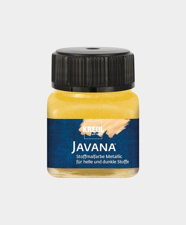 Produktbild Kreul Javana Stoffmalfarbe Metallic, 20 ml (Gold, 20 ml)
