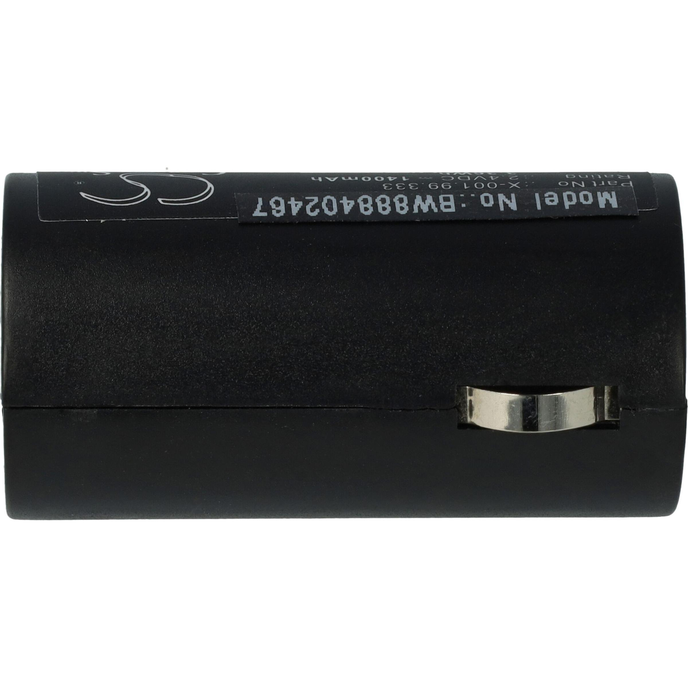 Thumbnail - XCell Medizintechnik-Akku als Ersatz für Heine X-001.99.333 - 1400mAh, 2,4V, NiMH (1 Stk., 1400 mAh), Batterien + Akkus