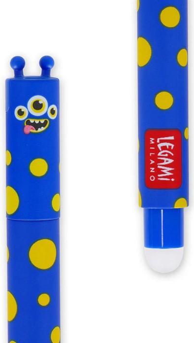 Actual product image Legami Erasable gel pen (Monster Blue)