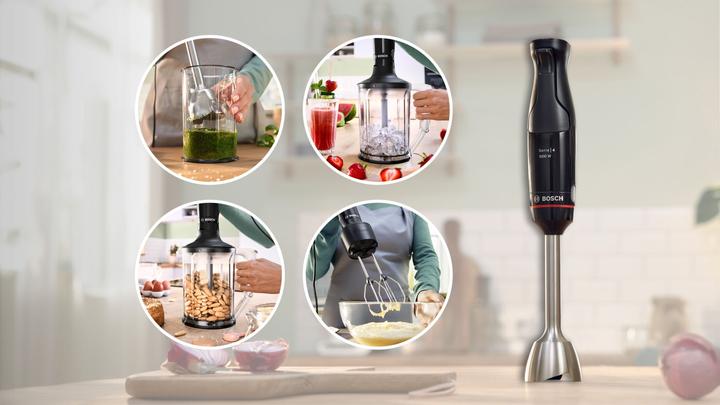 Produktbild Bosch Hausgeräte Serie 4 ErgoMaster Hand Blender, 1000 W, black/anthracite