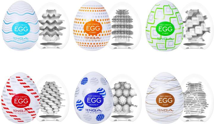 Produktbild Tenga EGG Variety Pack - Standard - 6 Masturbatoren