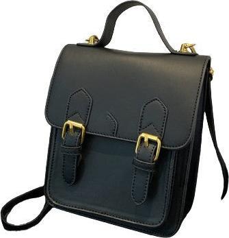 Image du produit Only-Bags.Store Sac à dos cartable en cuir végétalien, sac à dos cartable à 3 voies, sac à dos Preppy, sac à main