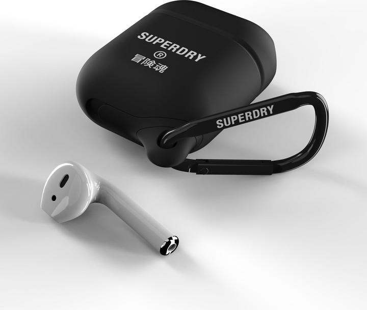 Image du produit Superdry AirPods Cover Waterproof czarny /black 41692 (Sac pour écouteurs)