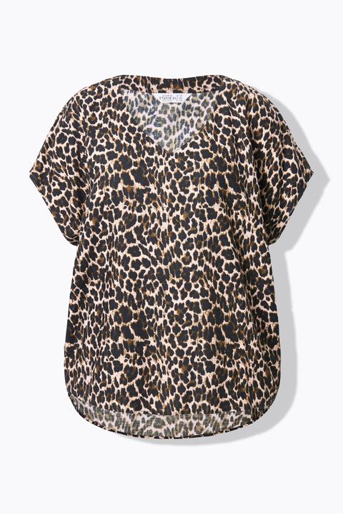 Produktbild Studio Untold Blusenshirt, oversized, Leo, V-Ausschnitt (54)