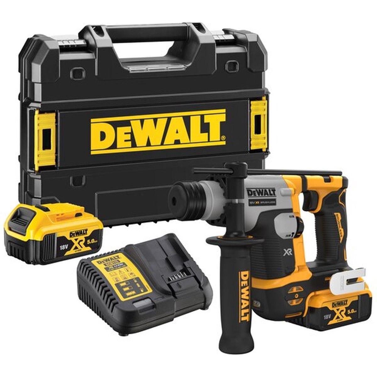 DeWalt, Trapano + Avvitatore a batteria, perforatore DCH172P2 SDS+ 18V 1.4J 2-F 2x5.0Ah