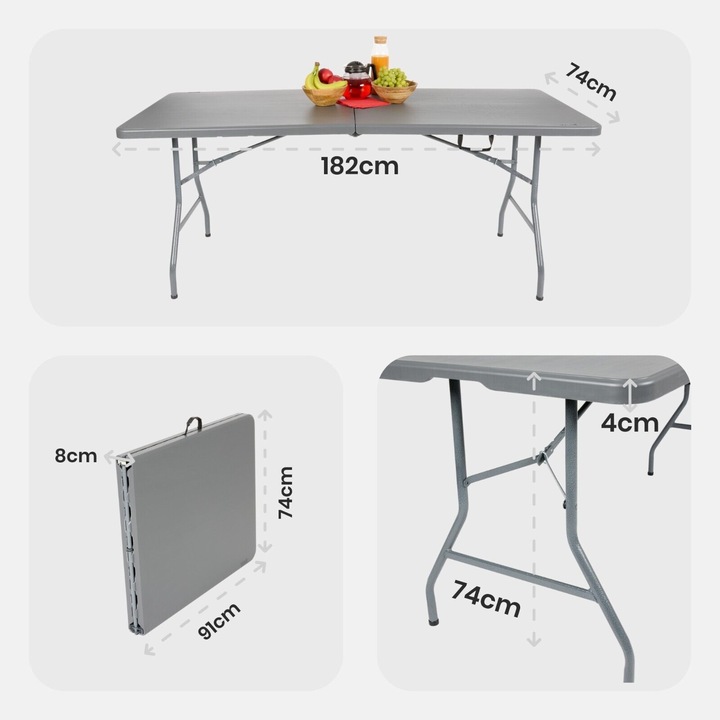 Produktbild Arebos Gartentisch (74 cm)