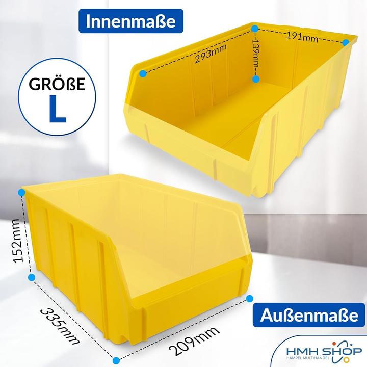 Produktbild 8er Set Stapelboxen (20.90 cm, 8x)