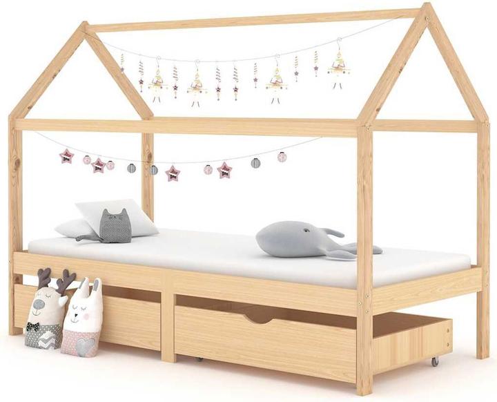 vidaXL Kinder Bettrahmen (90 x 200 cm)