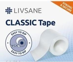 Actual product image Livsane Classic fixation plaster 2.5cmx5m (1 x)