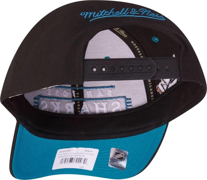 Actual product image Mitchell & Ness Lofi Pro San Jose Sharks
