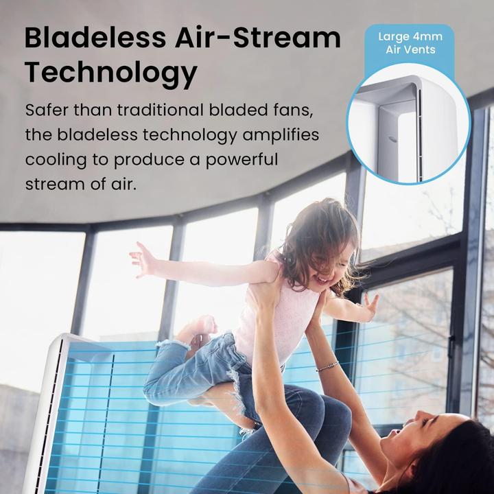 Produktbild Breeze Rotorloser Turmventilator mit Fernbedienung (62 dB)