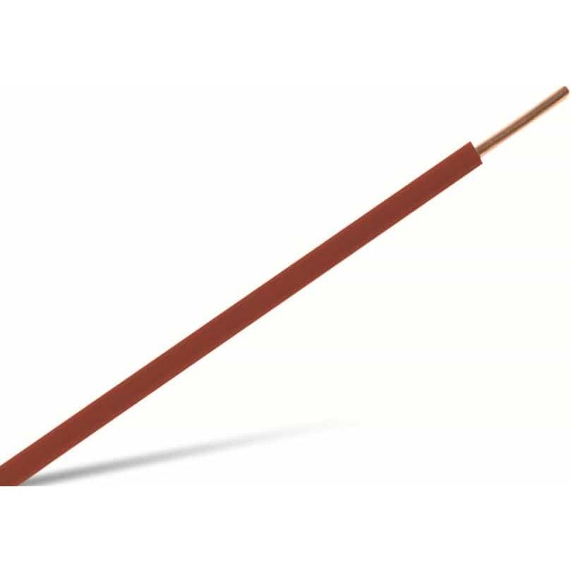 Eneroid, Kabelleitung, Installationsdraht H05V-U, 1 mm², 100 m, rot (100 m)