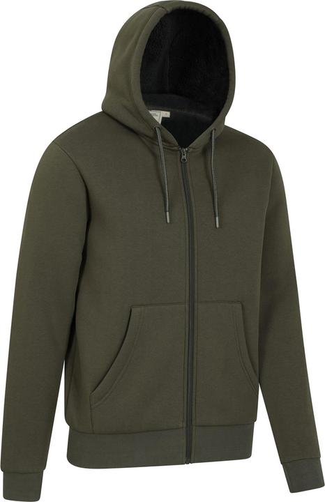 Immagine prodotto Mountain Warehouse Dalton Felpa con Cappuccio e Zip Intera Foderato di Borg Uomo (XS)
