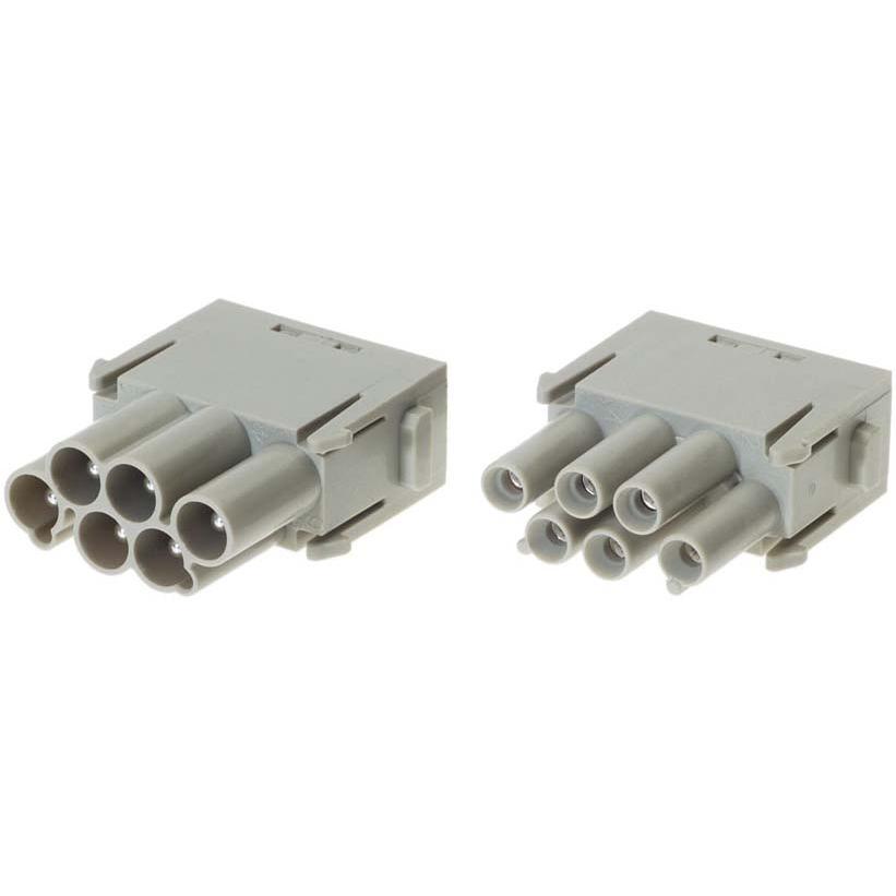 Harting Inserto di contatto, Cavo + Spina elettrica, Grigio