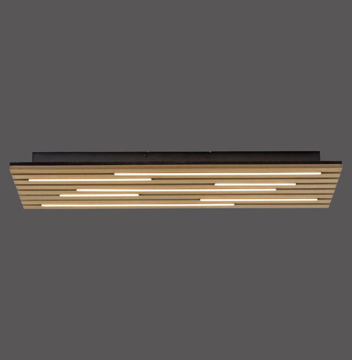 Produktbild Just Light LED Deckenlampe AKUSTIK Holz Akustikpanel mit Echtholzfurnier Eiche (3400 lm)