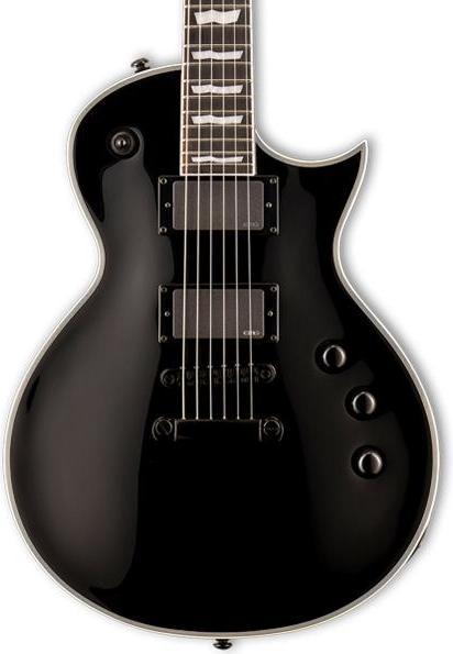 Actual product image ESP LTD EC-401BK Electric Guitar Black with Cable (Electric guitar, Plastic, Mahogany, Pao-Ferro)