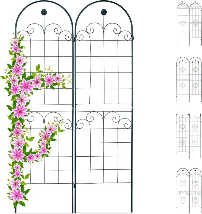 Image du produit Relaxdays Treillis jardin set de 2 (1.50 cm, 50 cm)