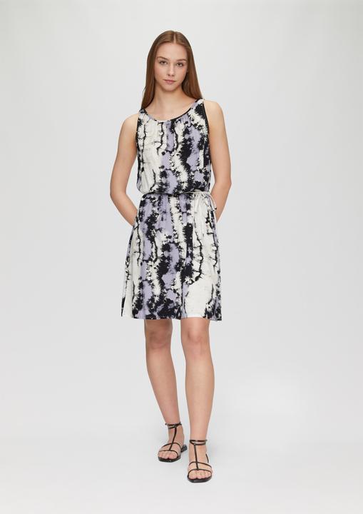 Image du produit S.Oliver Kleid Viskose-Kleid mit Cut-out und Bindeband (44)