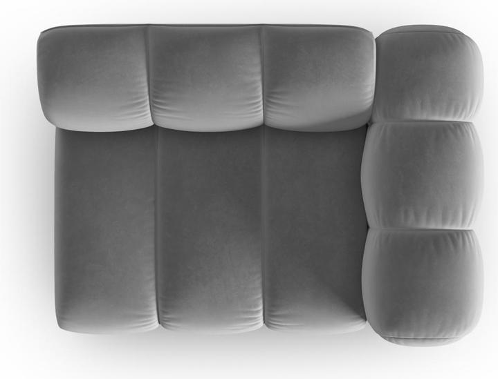 Actual product image Micadoni Velvet Modul Right, "Lupine", 1 Seat, 115x95x70Made in Europe (1-seater, Modular sofa)