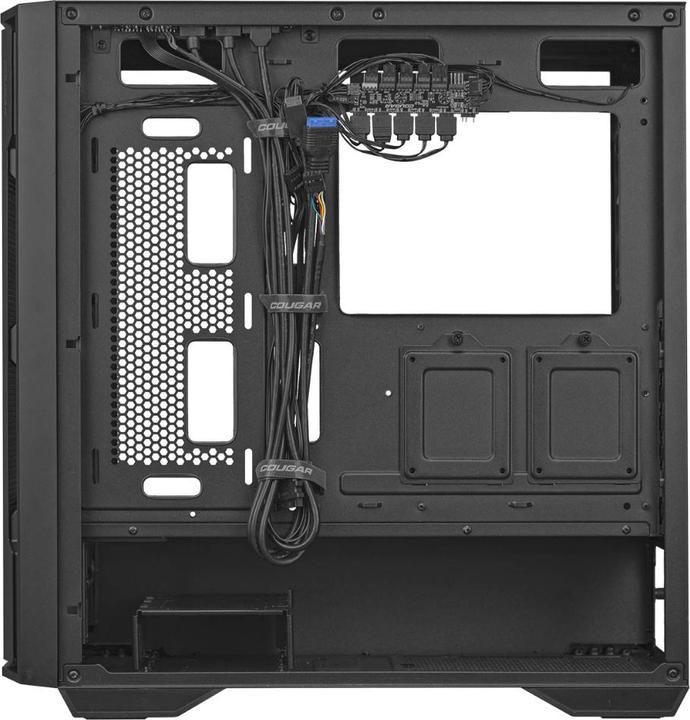 Produktbild Cougar Uniface RGB Black | PC Case | Mid Tower / Mesh Front Panel / ARGB Fans / TG Left Panel / (ATX, SSI CEB, Mini-ITX, mATX)
