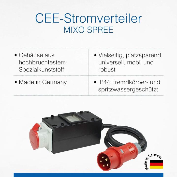 Produktbild As - Schwabe CEE Stromverteiler (1x, CEE 16/5)