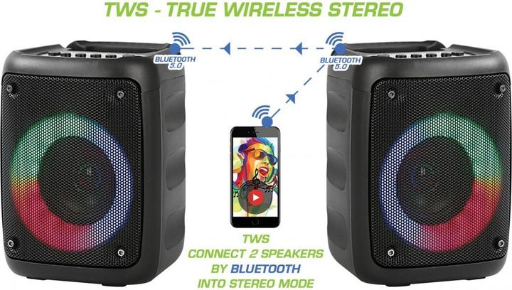 Actual product image Rebeltec STAGE 180 Portable Bluetooth Speaker (7 h, Rechargeable battery operated)