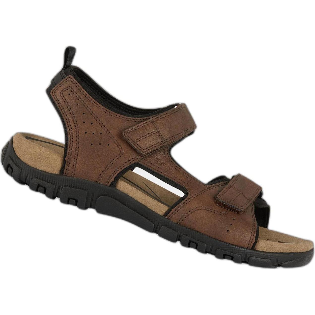 Geox, Herren, Sandalen, Strada, Braun, (43)